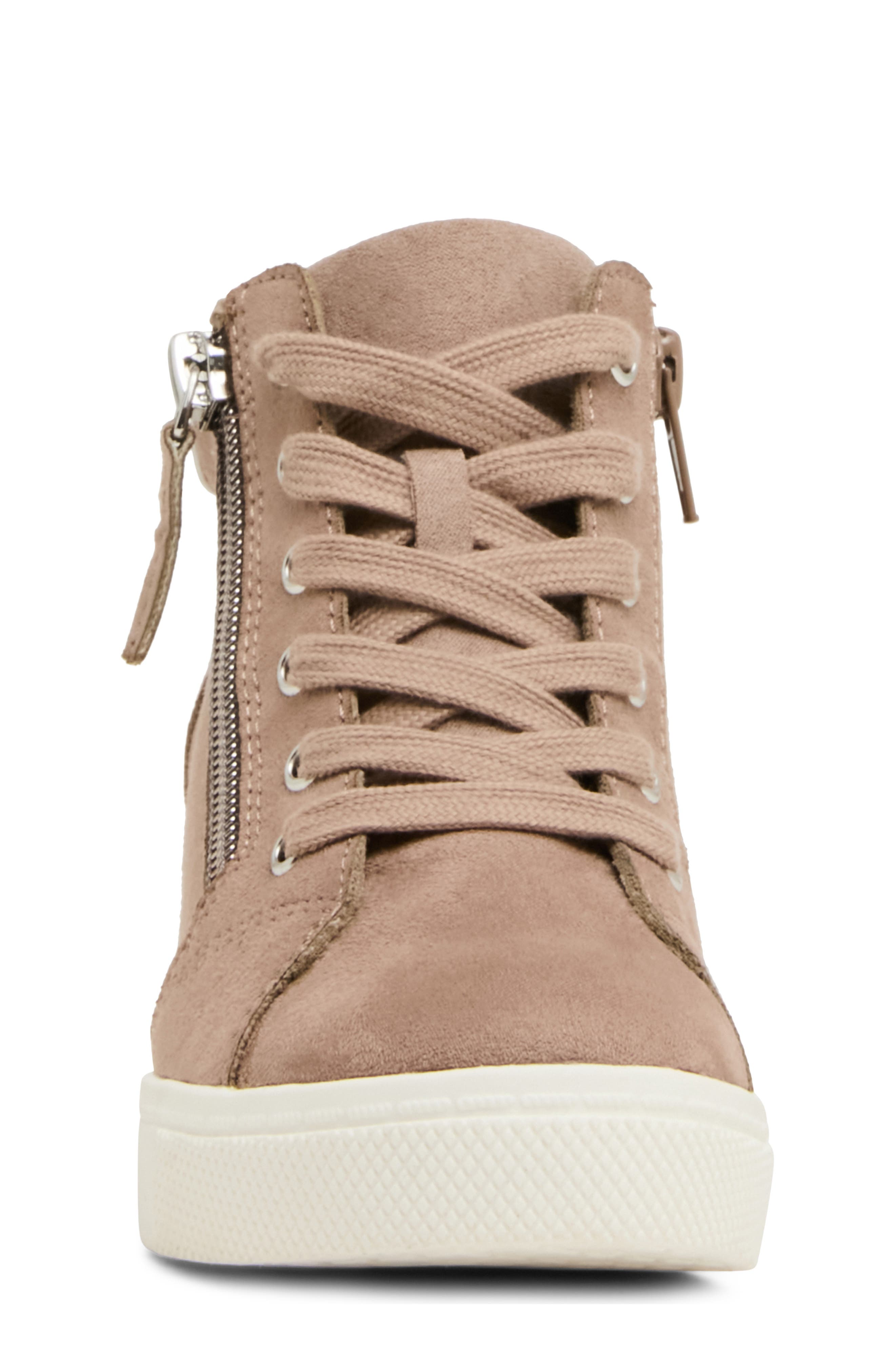 Kids' Jatomic Wedge High Top Sneaker, Alternate, color, TAUPE