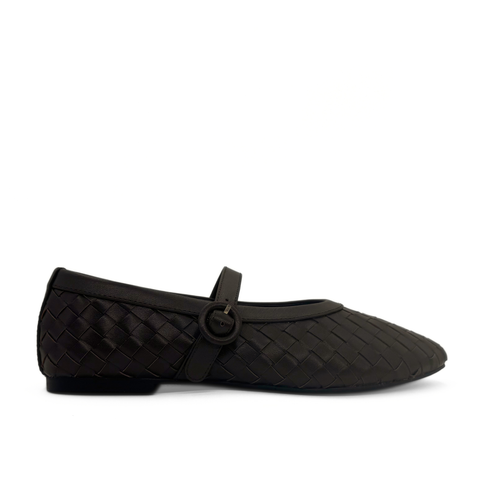 Rena Woven Mary Janes