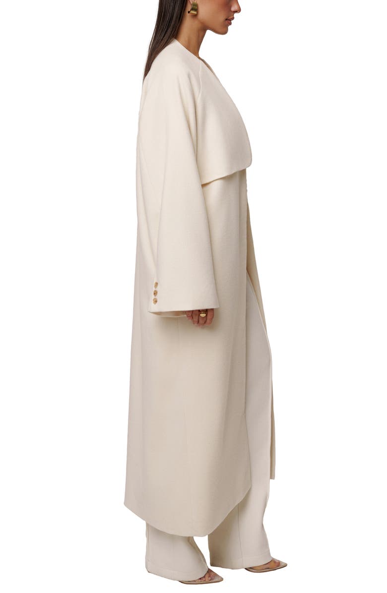 JLUXLABEL Cloud Woven Coat, Alternate, color, Ivory