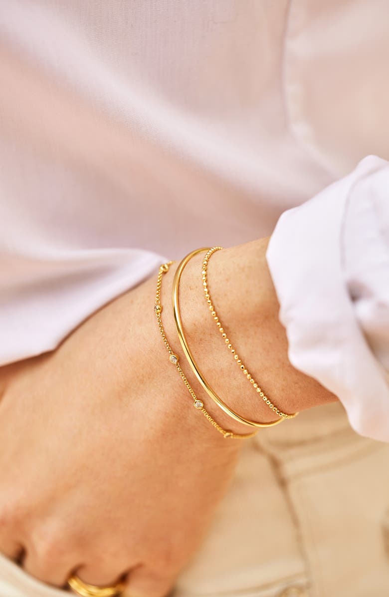 BaubleBar Yasmine Bezel Station Bracelet, Alternate, color, 