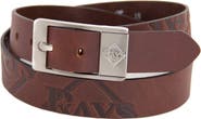 EAGLES WINGS Tampa Bay Rays Brandish Leather Belt - Brown