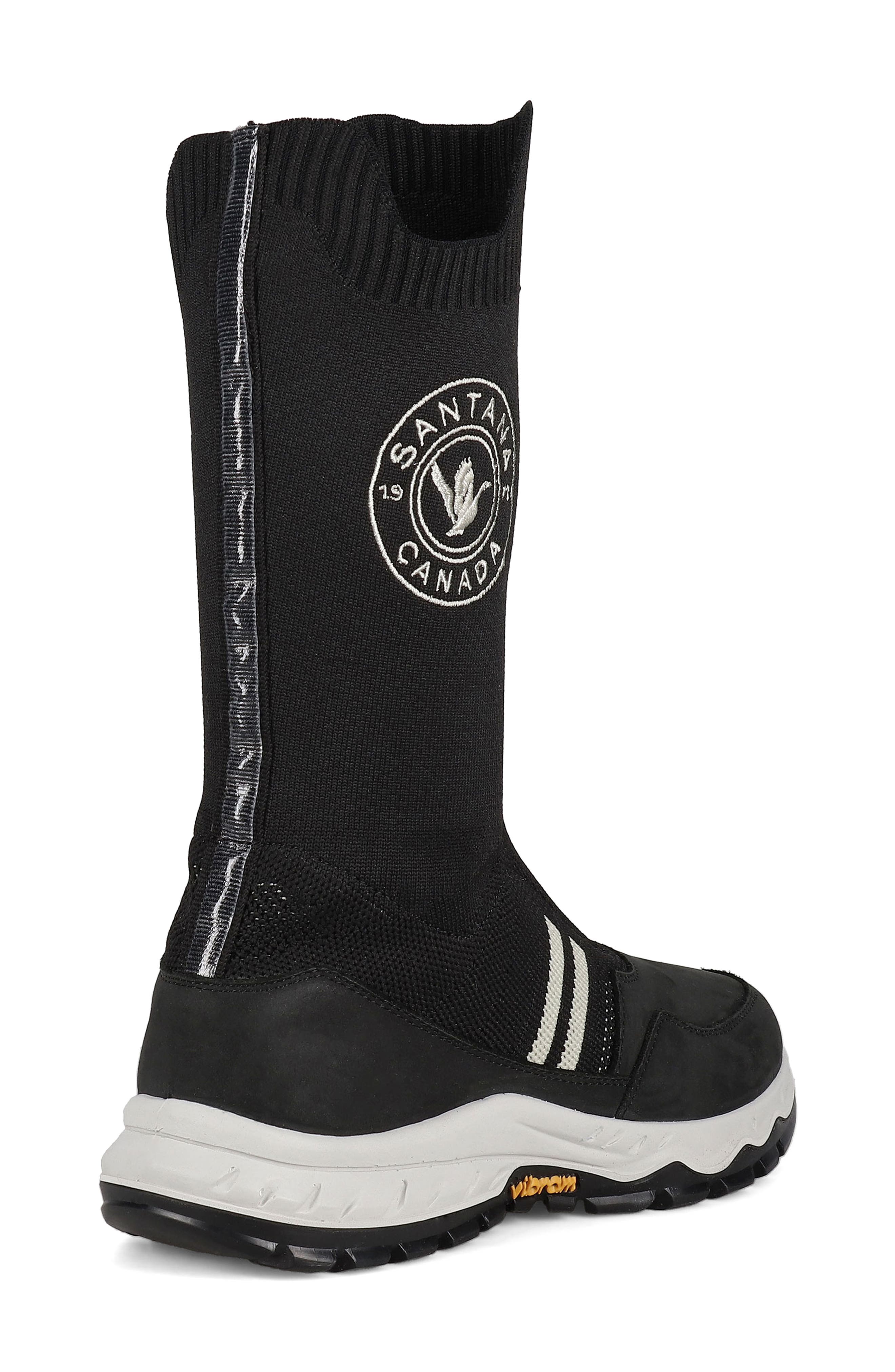 Santana Canada Terri Lea Water Resistant Boot, Alternate, color, Black White