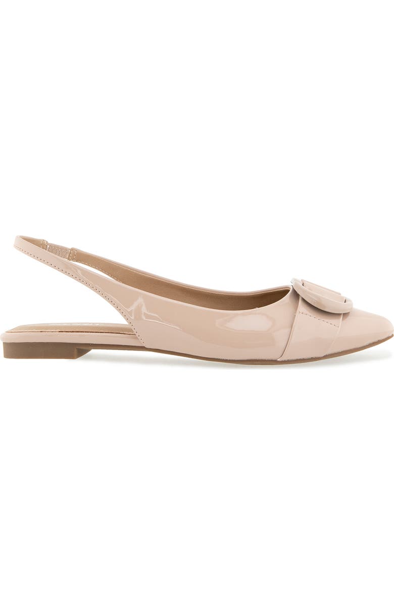Esprit Preslee Slingback Flat, Alternate, color, Beige Patent