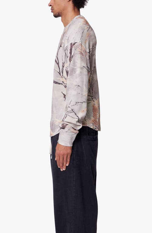 Mnml Camo Print Oversize Cotton Thermal T-shirt In Multi