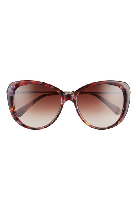 56mm Cat Eye Sunglasses