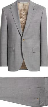 Jack Victor Exprit Dark Light Grey Mélange Wool Suit