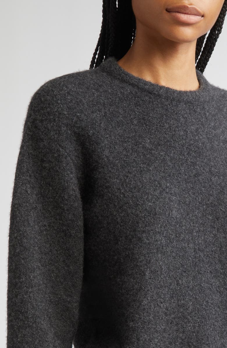 PARTOW London Stretch Cashmere & Silk Sweater, Alternate, color, Dark Grey