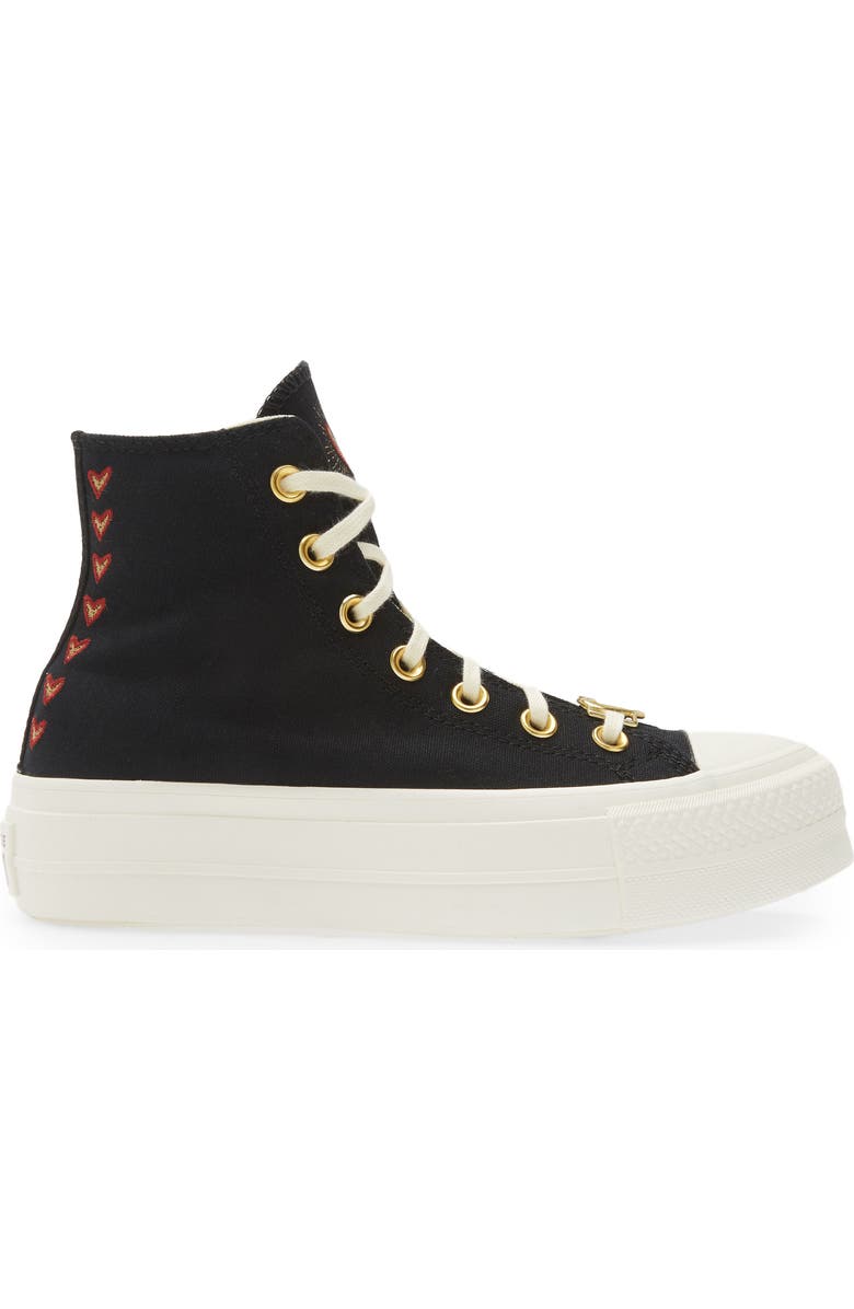 Converse Chuck Taylor<sup>®</sup> All Star<sup>®</sup> Lift High Top Sneaker, Alternate, color,