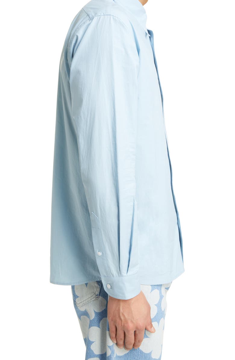 KENZO Men's Floral Crest Button-Down Shirt, Alternate, color, 