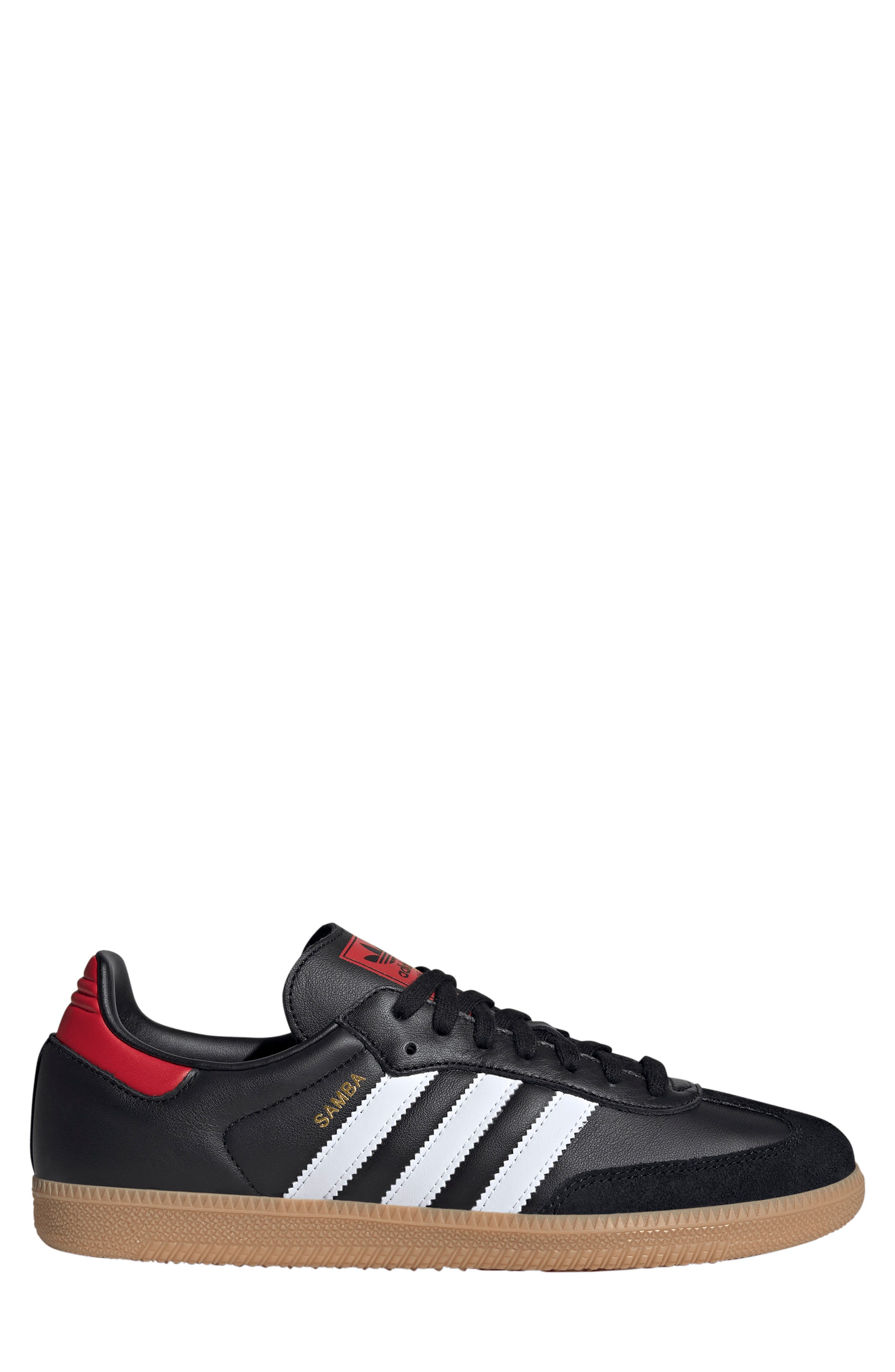 Gender Inclusive Samba OG Sneaker, Alternate, color, CORE BLACK