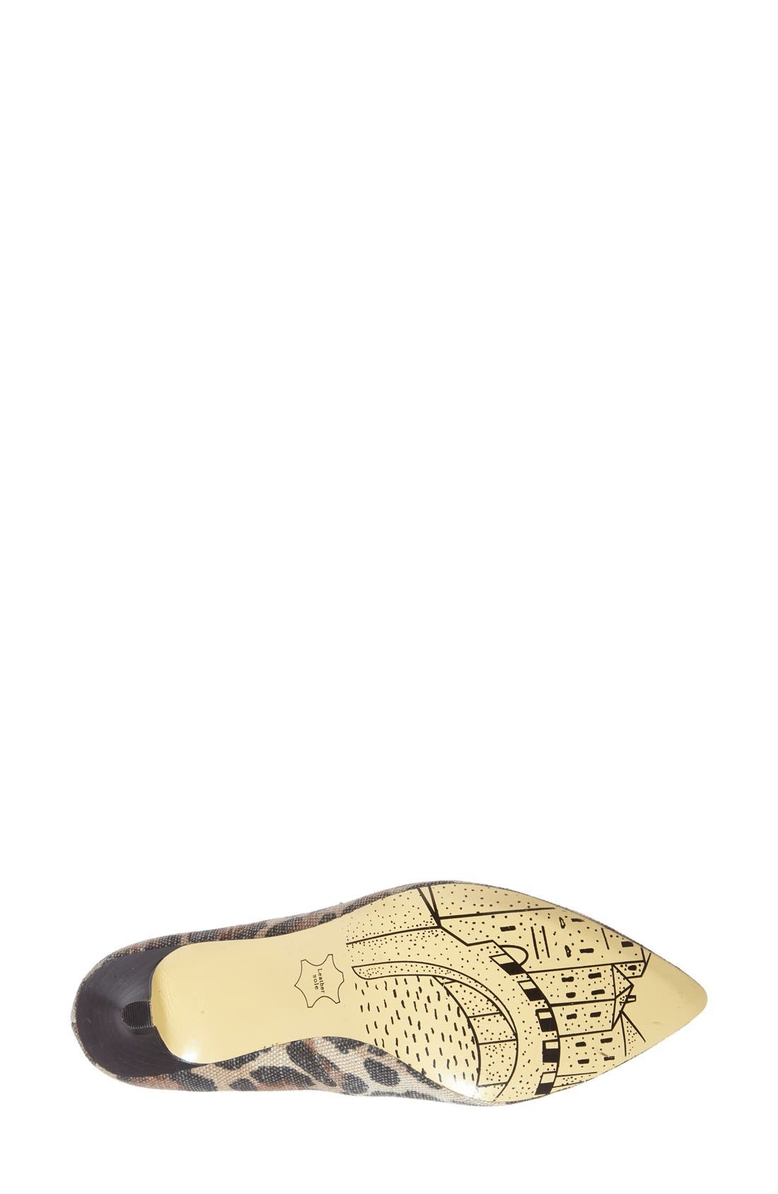 'Define' Pointy Toe Pump, Alternate, color, LEOPARD