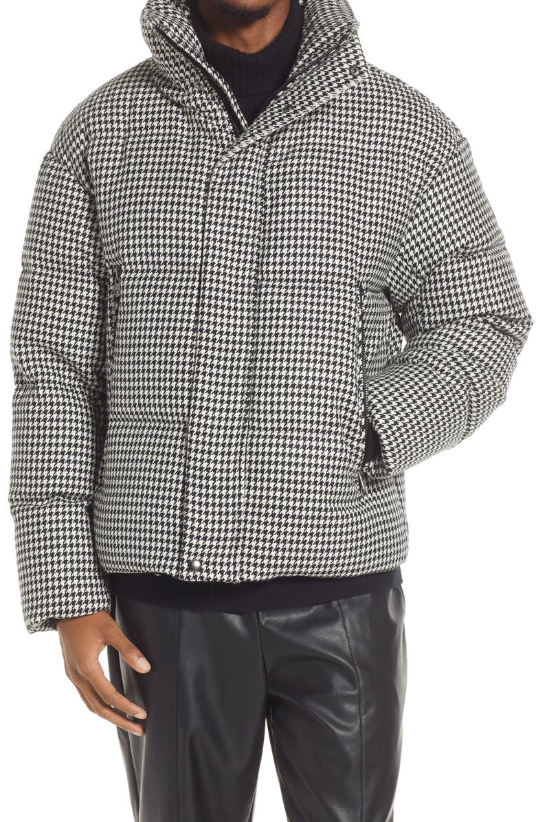 Mackage Houndstooth Puffer Jacket, Alternate, color, 