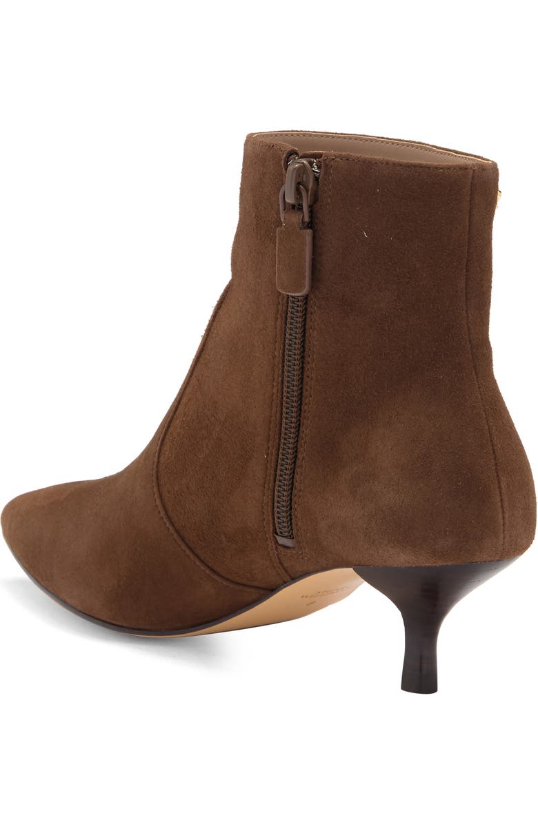 Stuart Weitzman Mara Zip Bootie, Alternate, color, Espresso/ Dark Brown
