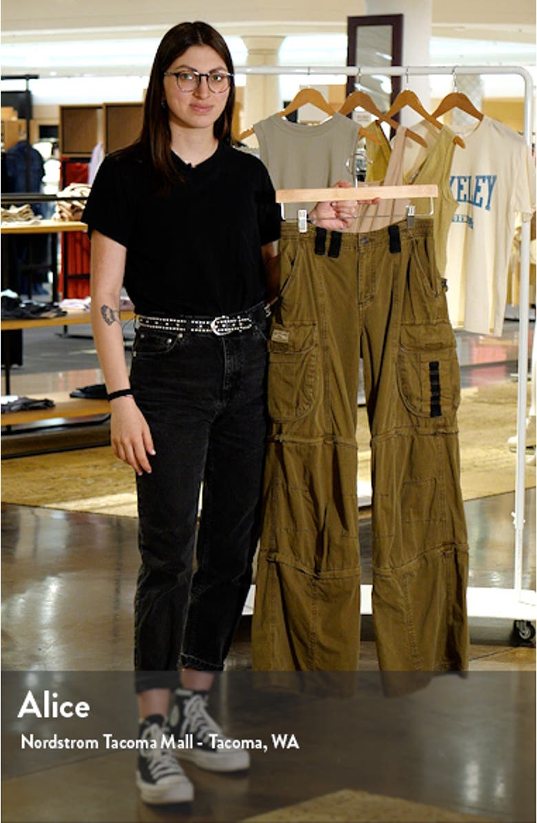 Zip Convertible Twill Cargo Pants, sales video thumbnail