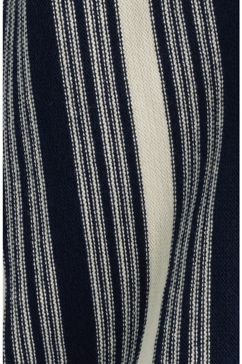 Ivy Stripe Knit Camp Shirt, Alternate, color, NAVY / ECRU