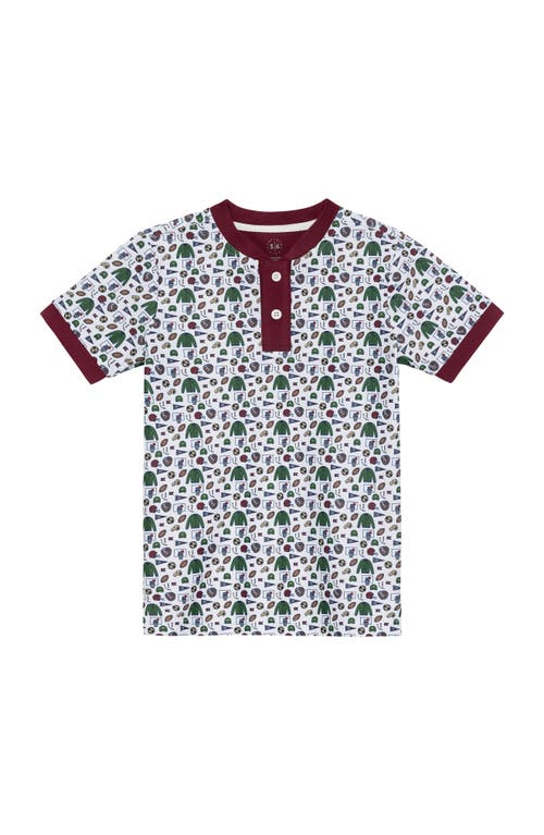 Courtside Kids Boys Blade Shirt In Blue