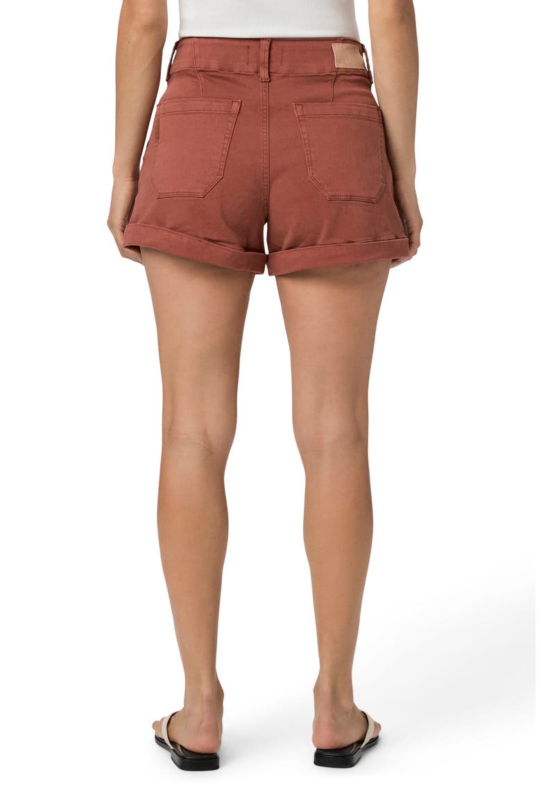 Brooklyn High Waist Utility Shorts, Alternate, color, VINTAGE CLAY SUNSET