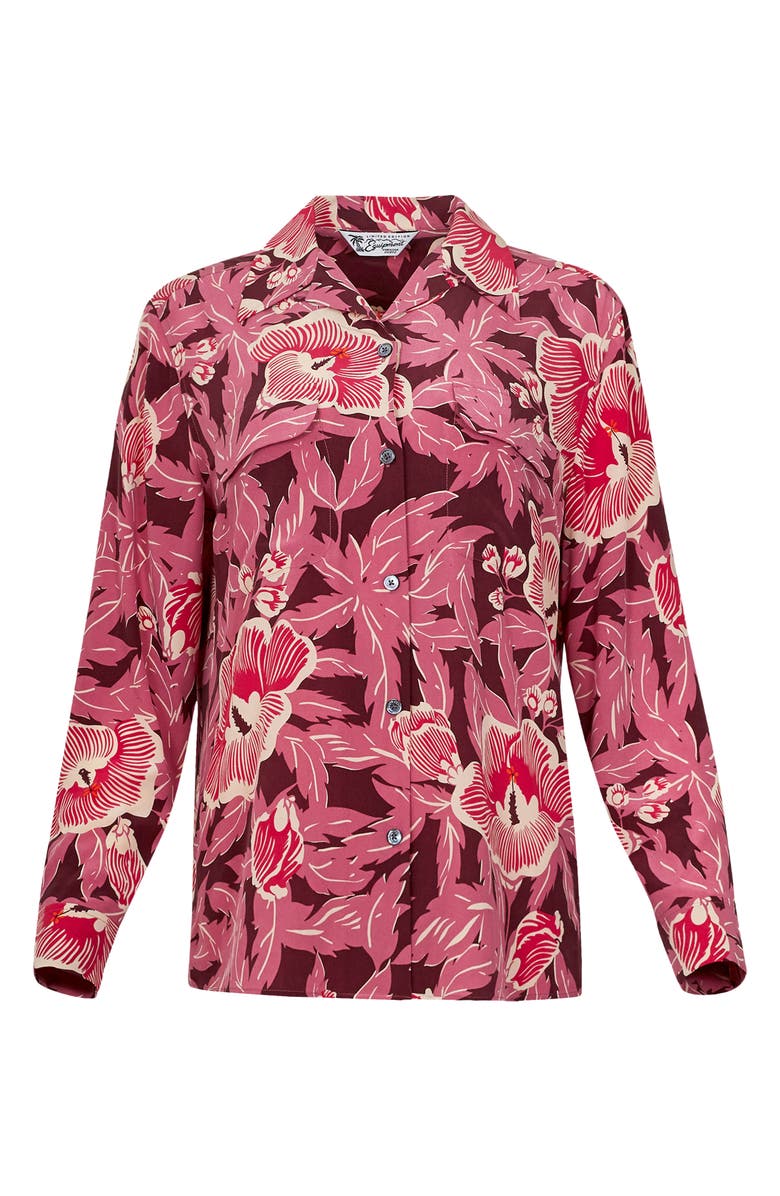 Equipment Amaia Button-Up Silk Shirt, Main, color,