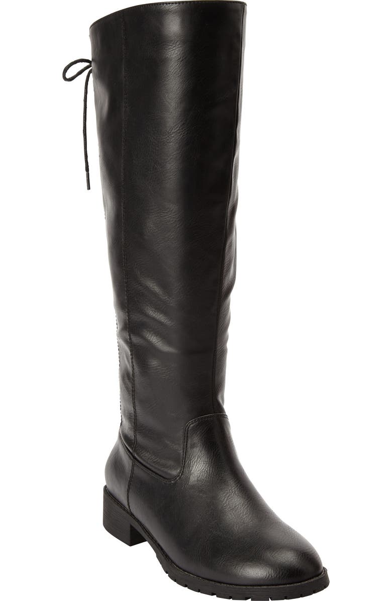 Comfortview The Charleston Tall Wide Calf Boot, Main, color, Black