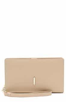 Thacker Daisy Large Zip Around Wristlet Wallet