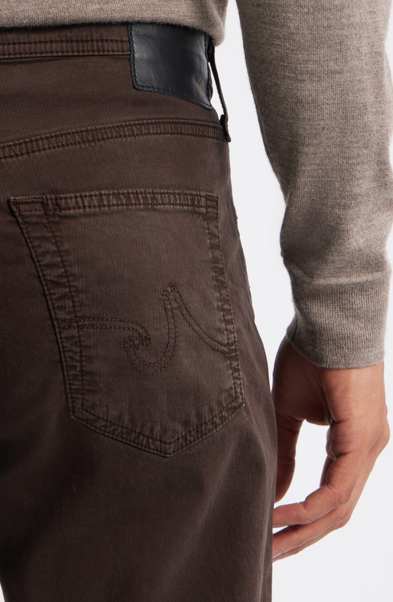 AG Protégé Italian Light Bedford Straight Leg Pants, Alternate, color, Sulfur Bitter Chocolate