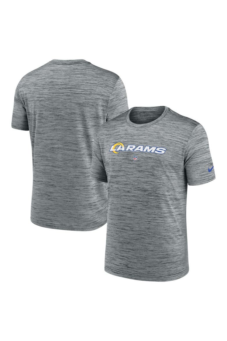 Men's Nike Gray Los Angeles Rams Velocity Performance T-Shirt, Main, color, Gray