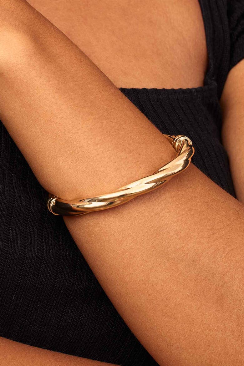 14K Gold Arm Candy Bangle, Alternate, color, Yellow Gold