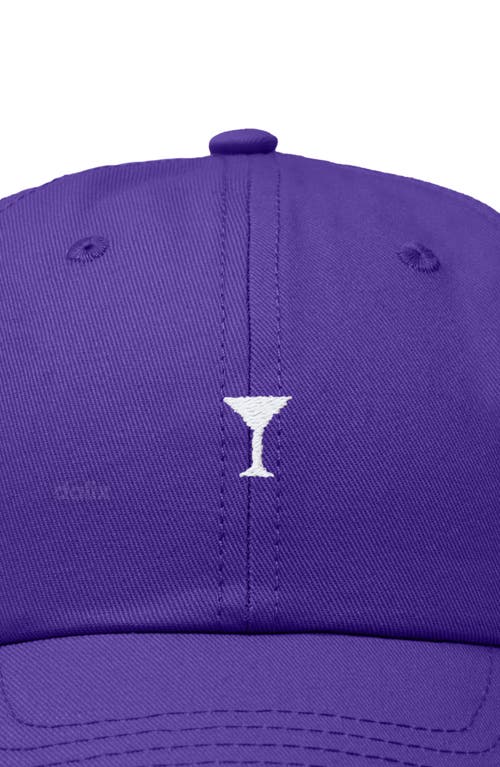 Dalix Lil Martini Dad Cap In Purple