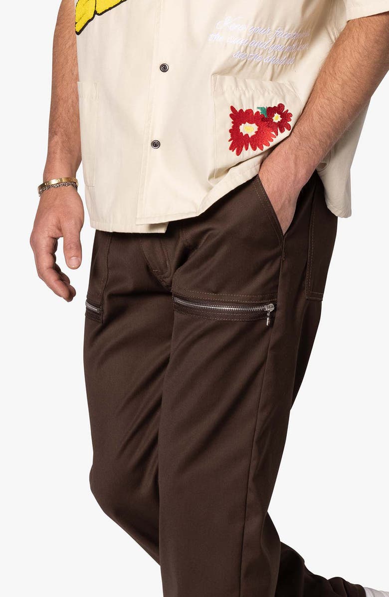 mnml V695 Zip Straight Leg Pants, Alternate, color,