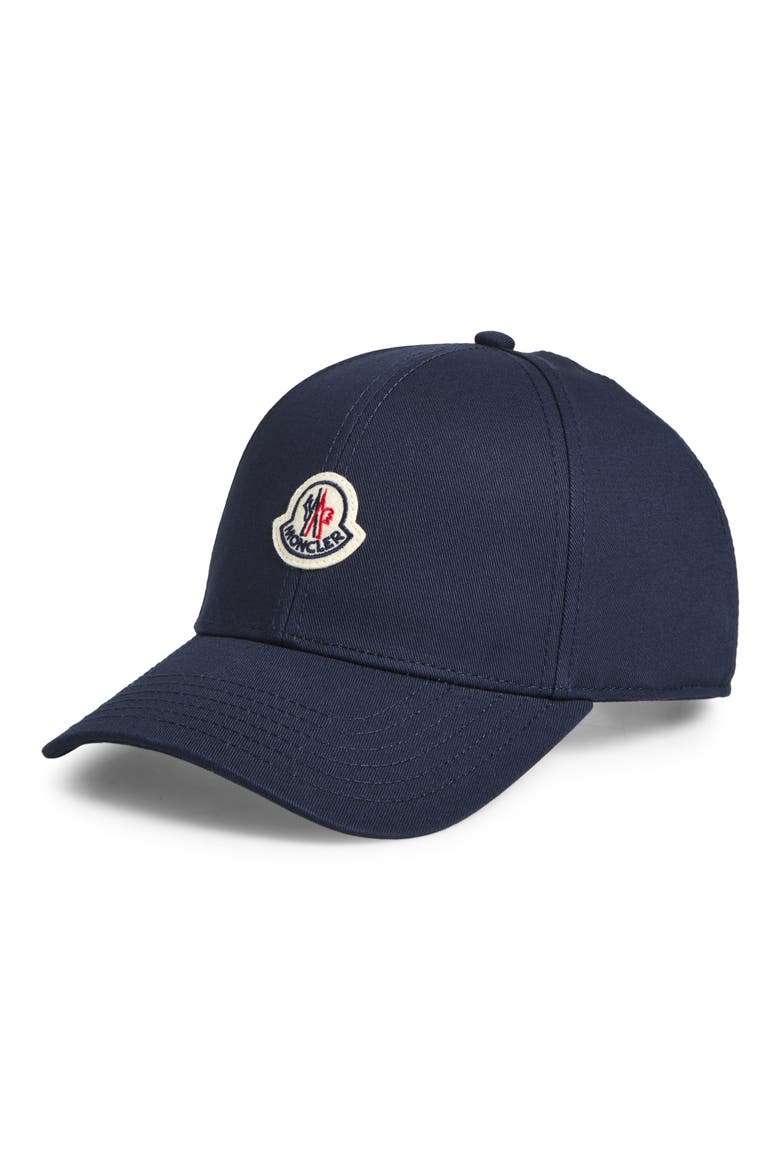 Logo Patch Adjustable Baseball Cap, Main, color, NAVY BLUE