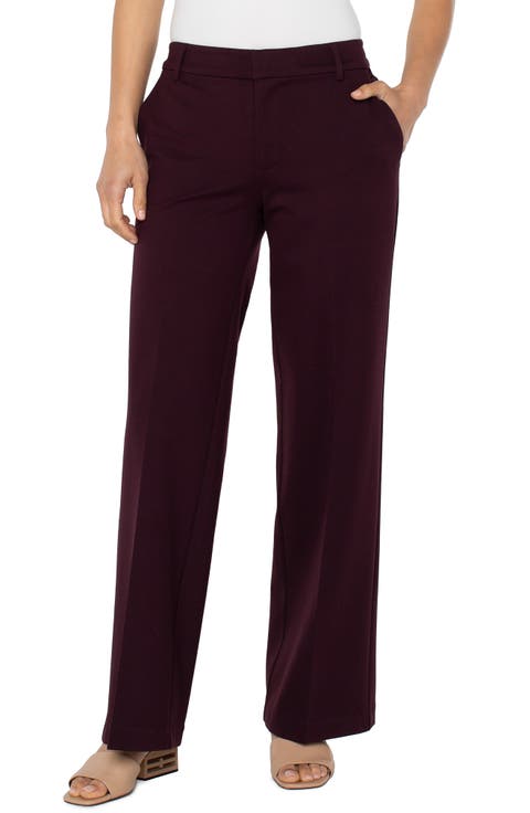Kelsey Wide Leg Knit Trousers