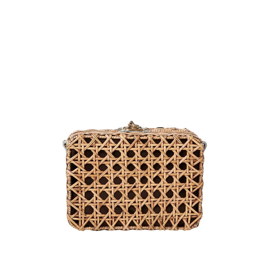 Sarah Stewart The Waverly Wicker Handbag, Alternate, color, Distress Chain