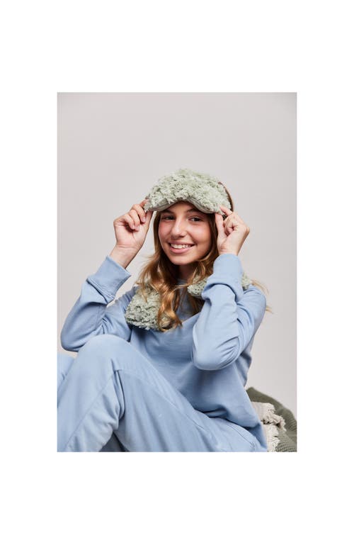 Warmies Plush Eye Mask In Sage Green