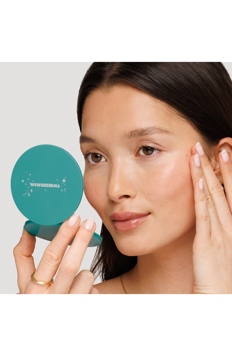 TWEEZERMAN Majestic Turquoise Ilashcomb & Mirror Set, Alternate, color, 