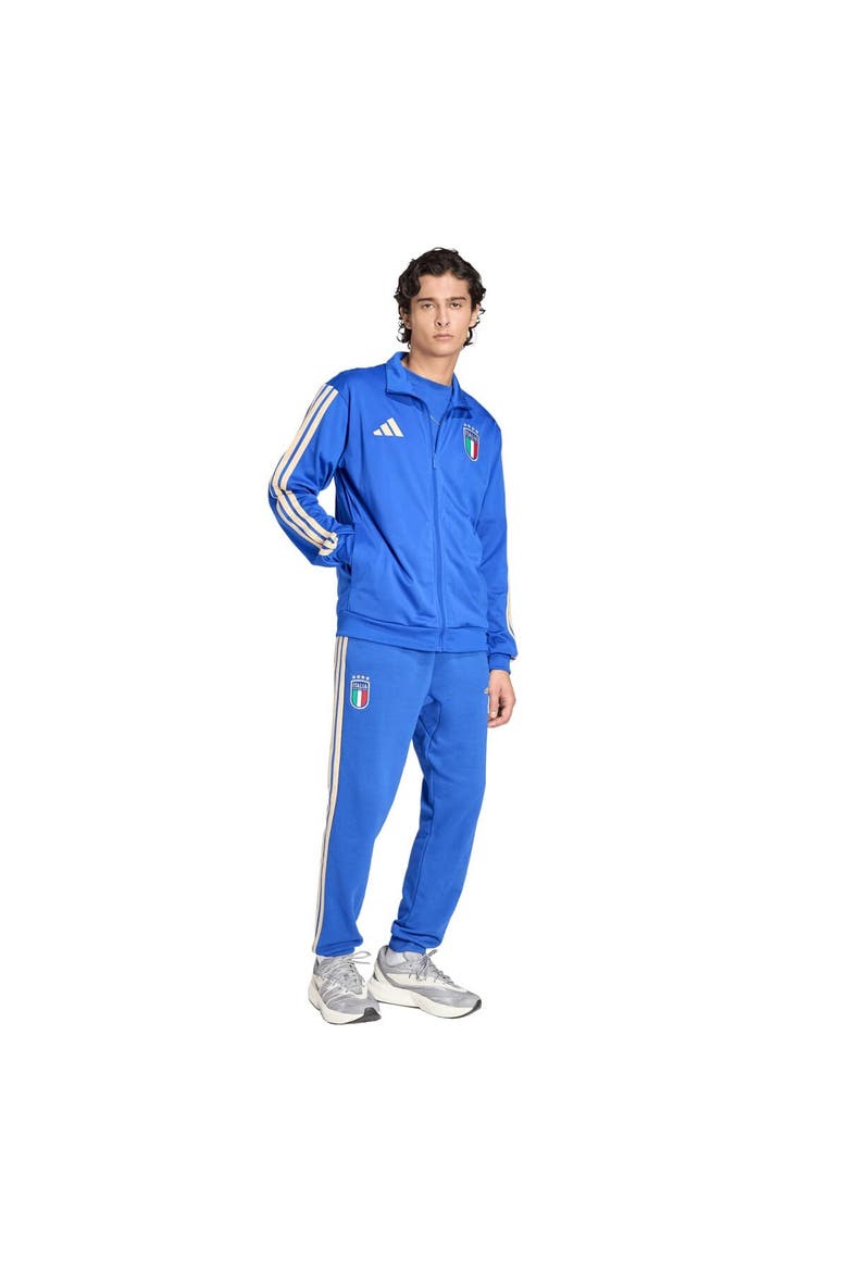 Men's adidas  Blue Italy National Team  Home Alphaskin Full-Zip Track Top, Alternate, color, Blue