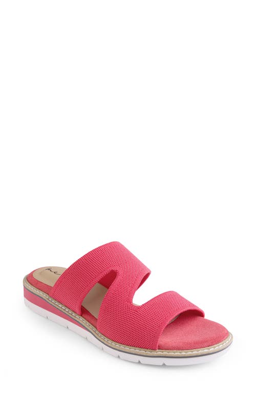 Me Too Ailee Wedge Slide Sandal In Punch