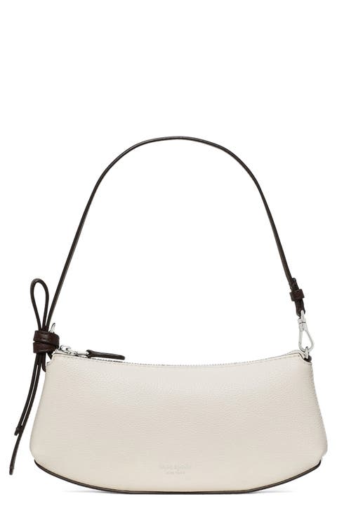 loop colorblock pebble leather pochette shoulder bag