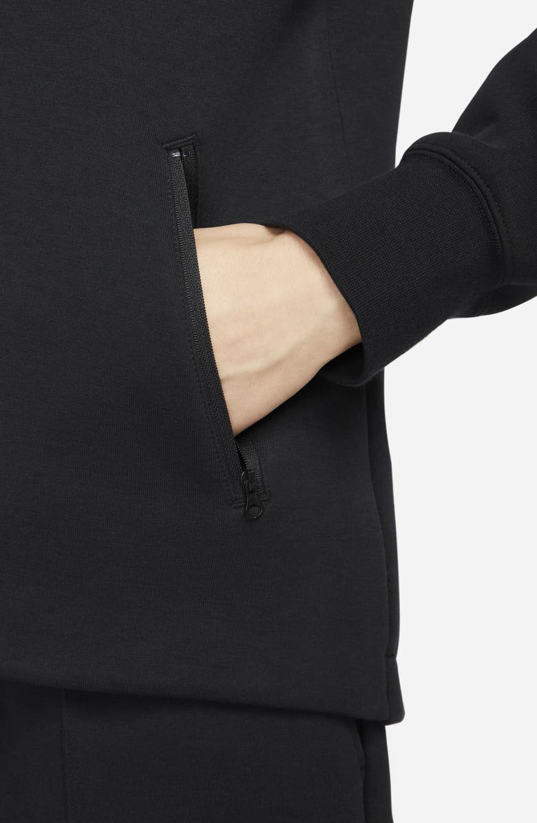Nike Sportswear Tech Fleece Windrunner Zip Hoodie, Alternate, color, 010 Black/Black