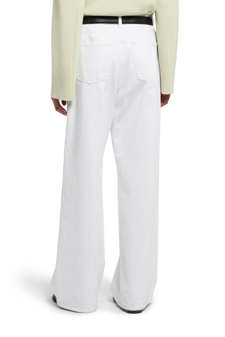 Egli Wide Leg Jeans, Alternate, color, WHITE