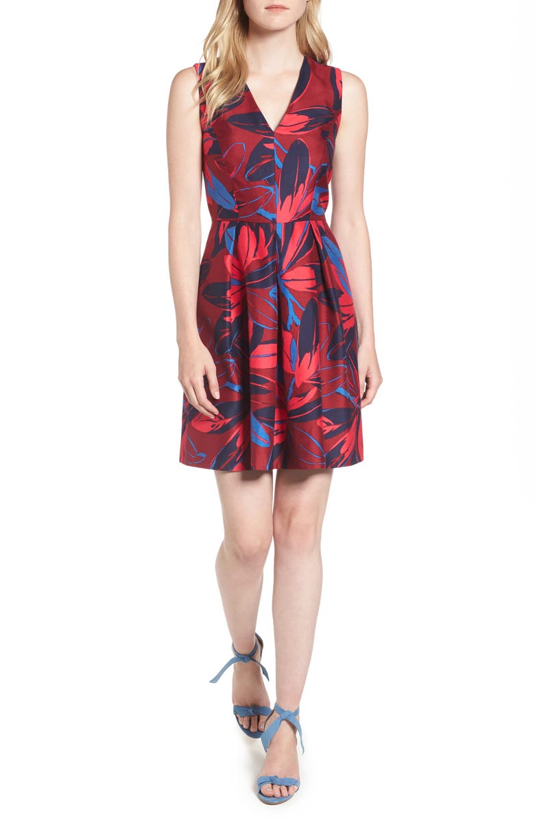 Draper James Autumn Bloom Love Circle Dress, Main, color,