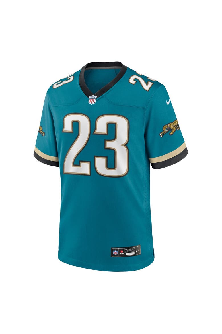 Men's Nike Foye Oluokun Teal Jacksonville Jaguars Prowler Throwback Player Game Jersey, Alternate, color, Teal