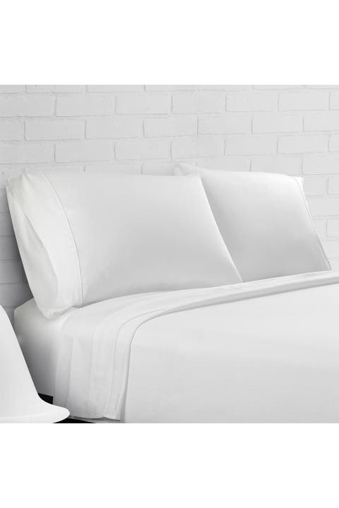 300 Thread Count Cotton Percale Pillow Case - Set of 2