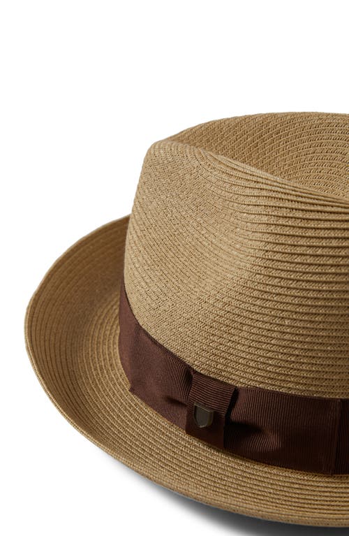 Brixton Horton Packable Straw Fedora