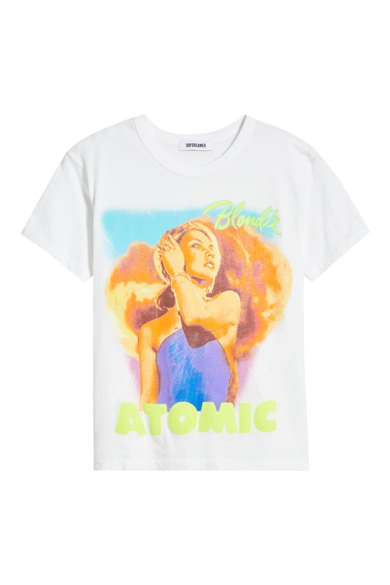 Blondie 'Atomic' Graphic T-Shirt, Alternate, color, BLEACH WHITE