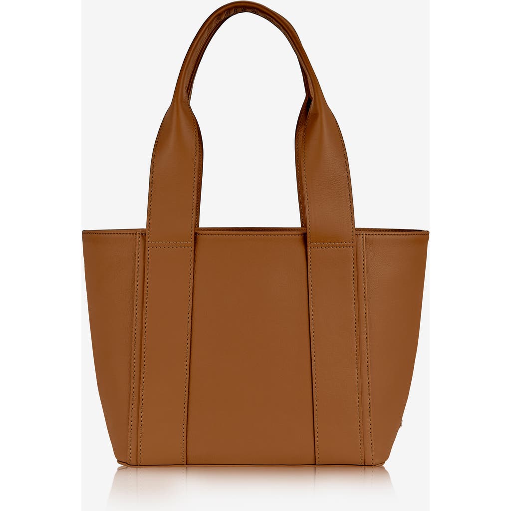 Gigi New York Bailey Leather Tote Bag In British Tan