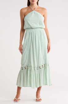 Lovestitch Smocked Halter Maxi Dress
