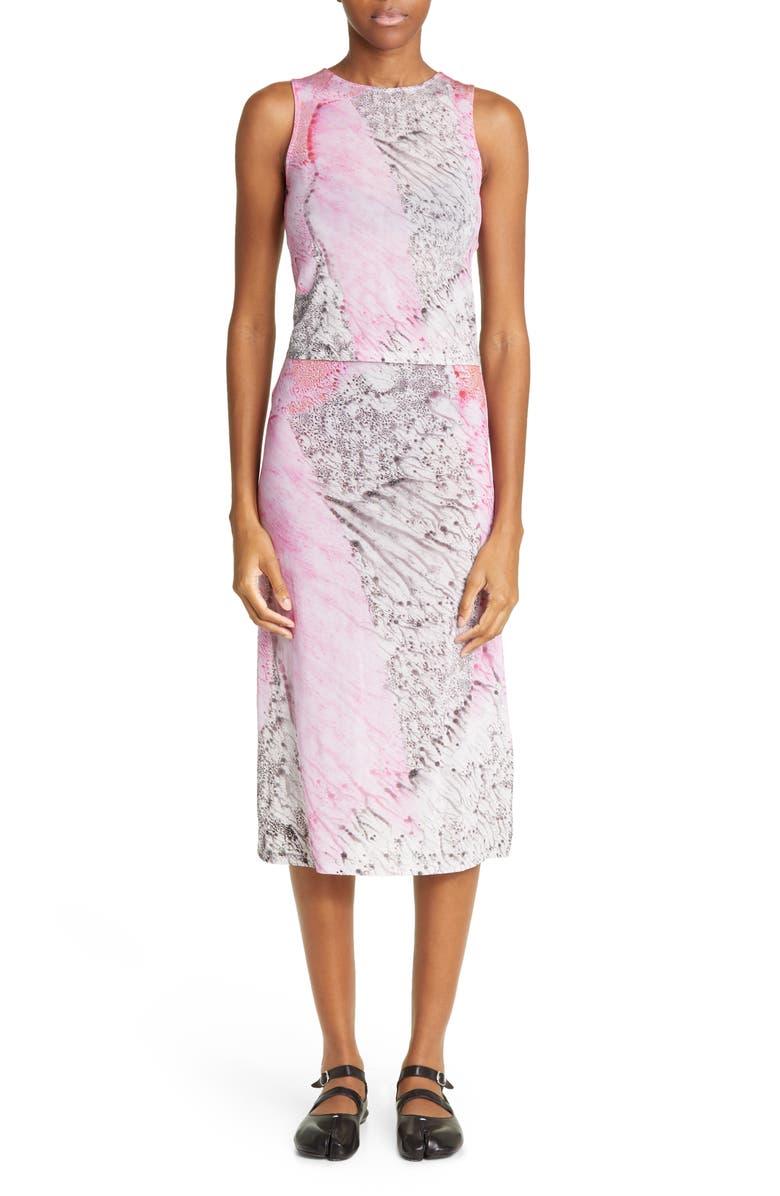 Paloma Wool Cisko Delicate Sheer Abstract Print Tank, Alternate, color, 