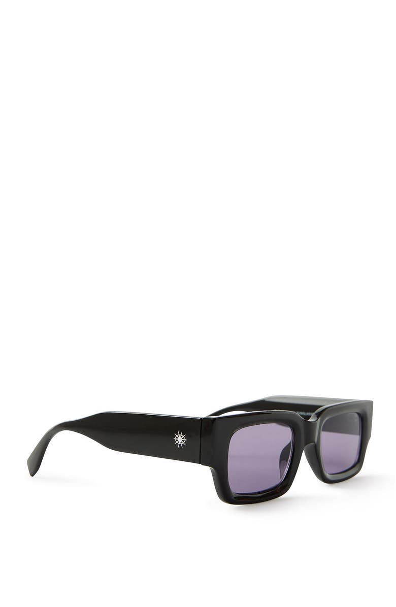 Cotton On Men's The Crawler Sunglasses, Alternate, color, Black Purple