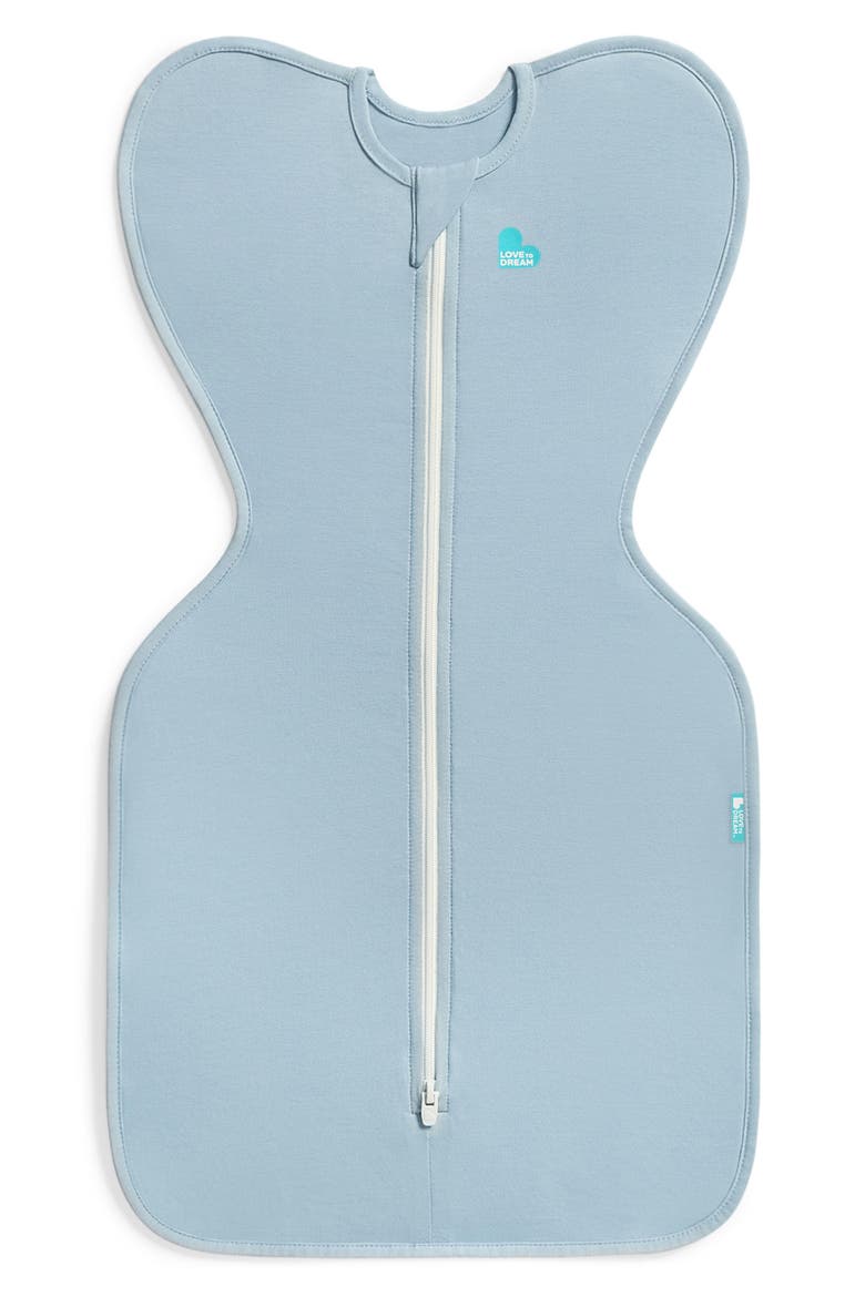 Swaddle Up™ Lite 0.2 TOG Stretch Cotton Swaddle, Main, color, SOFT BLUE