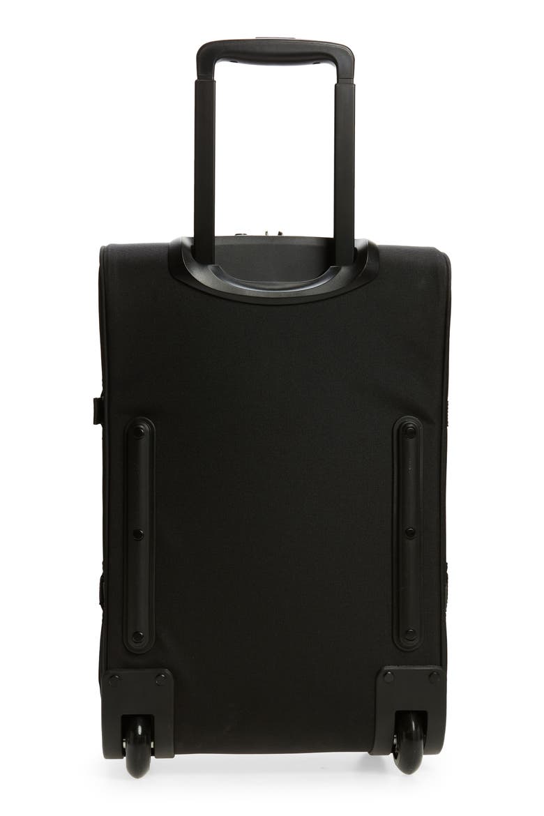 Smiley® x Eastpak Small Tranverz 19-Inch Wheeled Carry-On Suitcase, Alternate, color, SMILEYGRAFBLACK